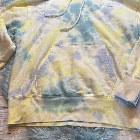 Champion Tie Dye Hoodie sz S - Picture 6 of 9